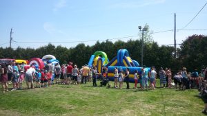 Fête extérieur pour ville