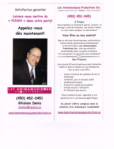 Notre publicité de notre service clé en main